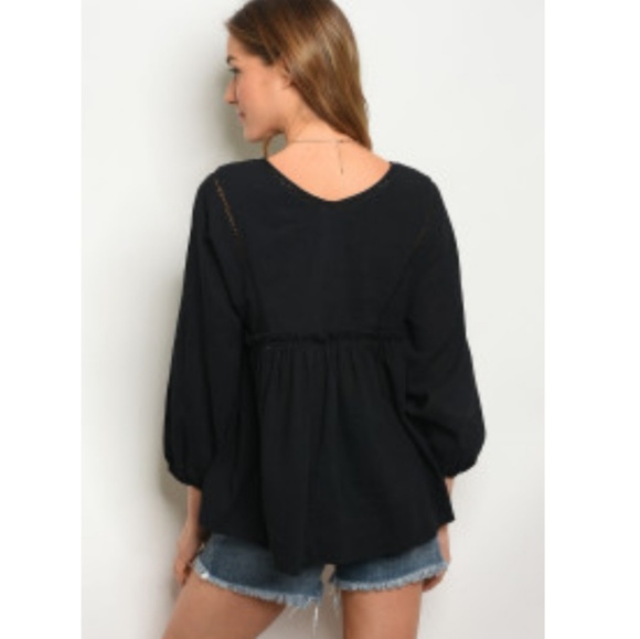 Gorgeous Boho Peasant Top - Picture 2 of 8